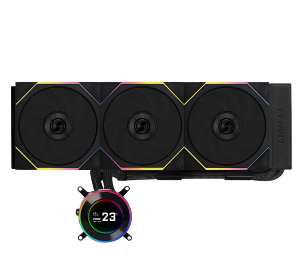 Lian Li HydroShift II LCD-C 360TL ARGB Black 3x120mm - 1486795 - zdjęcie